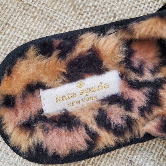 Kate Spade Black Bow Slippers Sz 6 - Picture 9 of 11